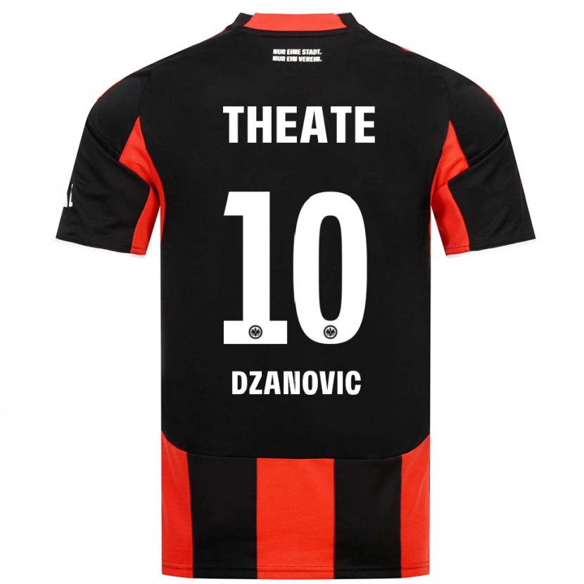Danxen Men Benjamin Dzanovic #10 Black Red Home Jersey 2025/26 T-Shirt