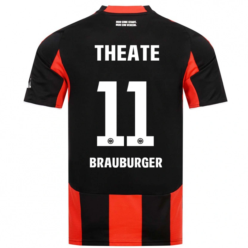 Danxen Men Maximilian Brauburger #11 Black Red Home Jersey 2025/26 T-Shirt
