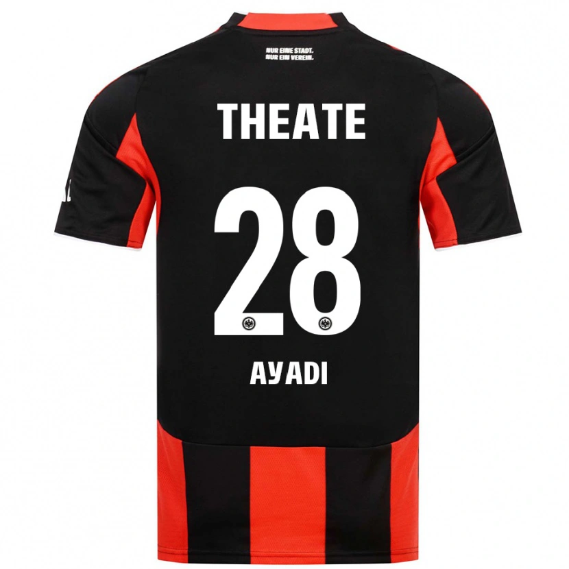 Danxen Men Akram Ayadi #28 Black Red Home Jersey 2025/26 T-Shirt