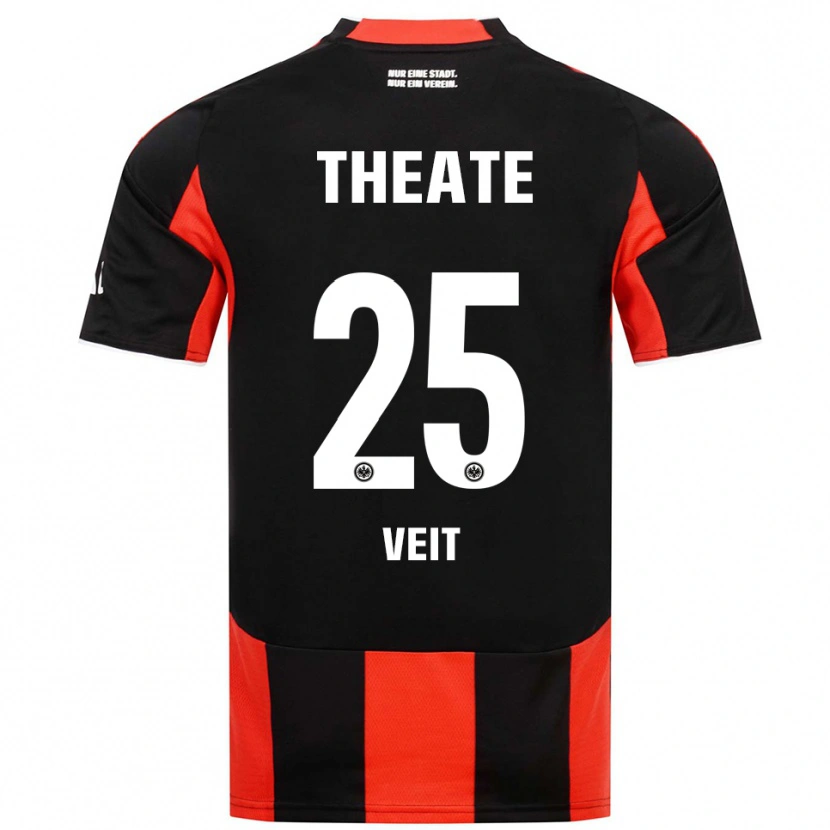 Danxen Men Jella Veit #25 Black Red Home Jersey 2025/26 T-Shirt