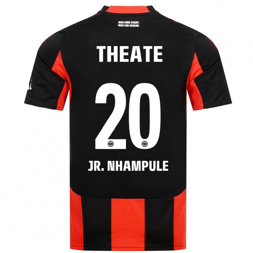 Danxen Men Junior Nhampule #20 Black Red Home Jersey 2025/26 T-Shirt