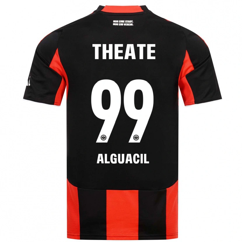 Danxen Men Ainhoa Alguacil #99 Black Red Home Jersey 2025/26 T-Shirt