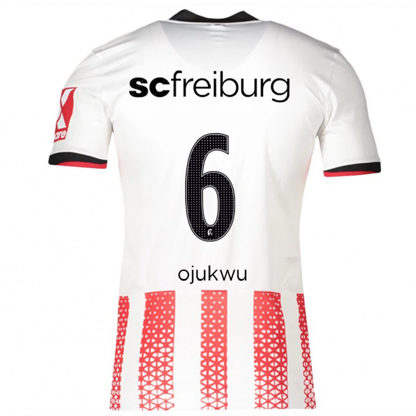 Danxen Men Nicole Ojukwu #6 White Red Home Jersey 2025/26 T-Shirt
