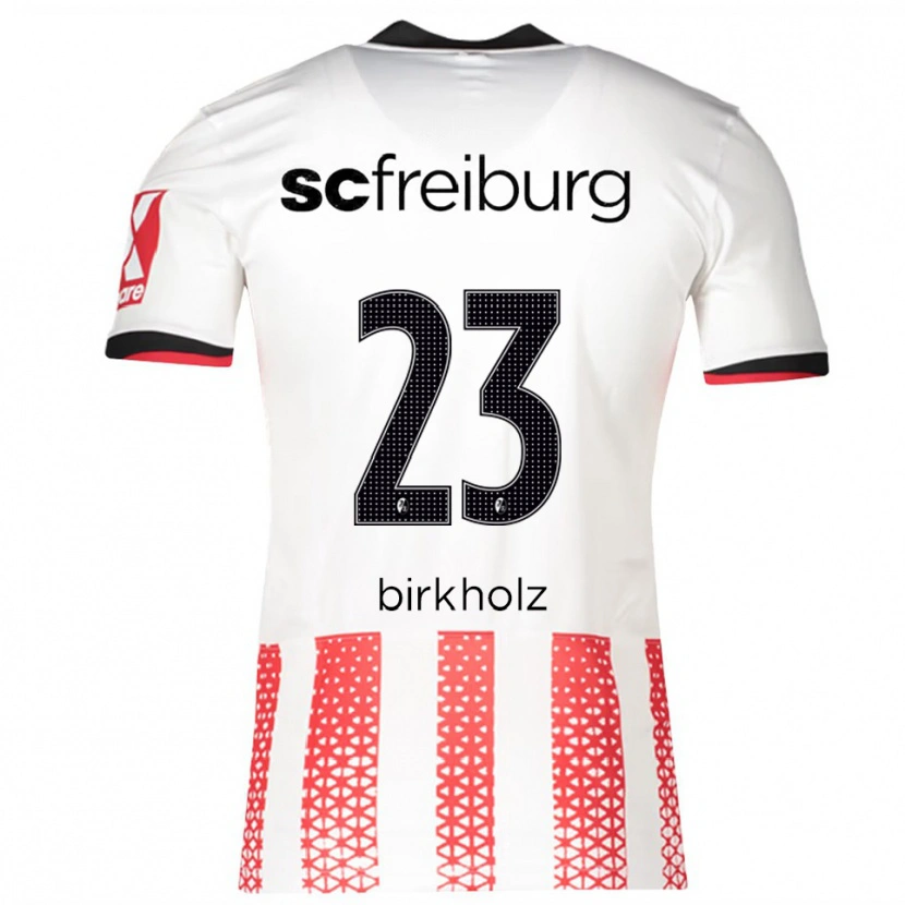 Danxen Men Luca Birkholz #23 White Red Home Jersey 2025/26 T-Shirt