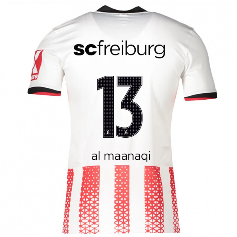 Danxen Men Jawad Al Maanaqi #13 White Red Home Jersey 2025/26 T-Shirt