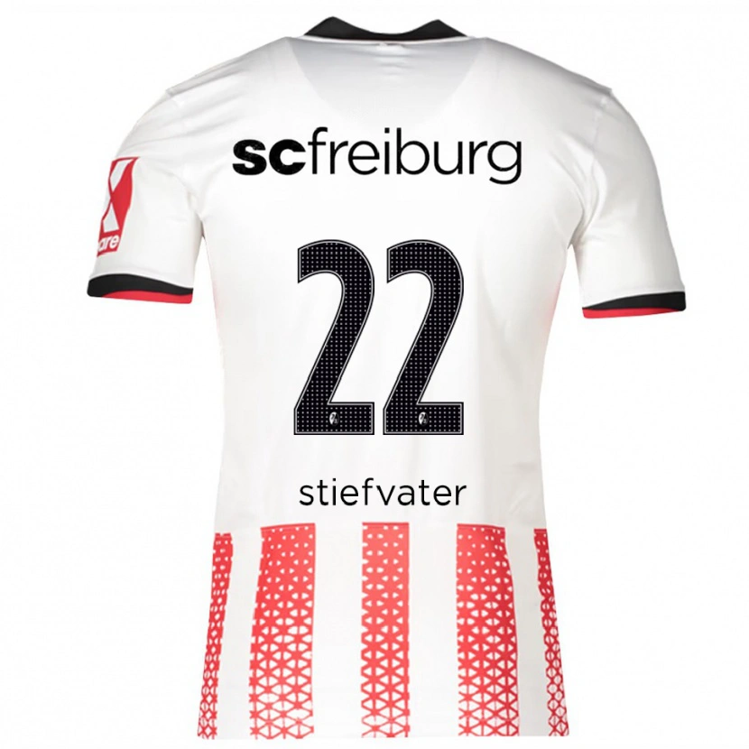 Danxen Men Max Stiefvater #22 White Red Home Jersey 2025/26 T-Shirt