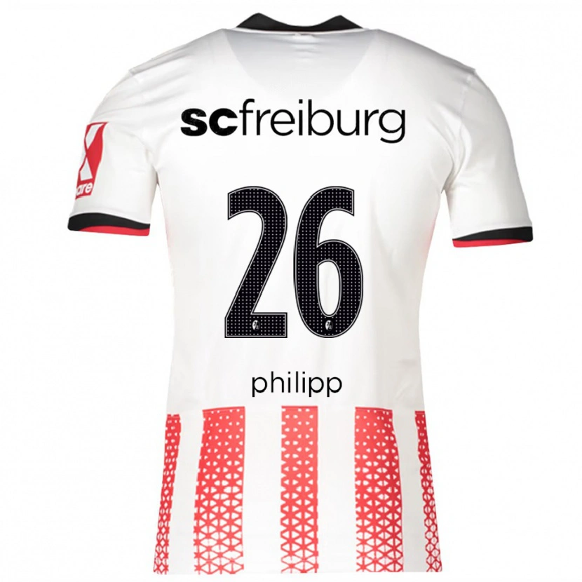 Danxen Men Maximilian Philipp #26 White Red Home Jersey 2025/26 T-Shirt