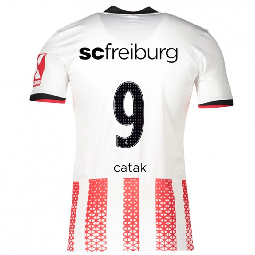 Danxen Men Leon Catak #9 White Red Home Jersey 2025/26 T-Shirt