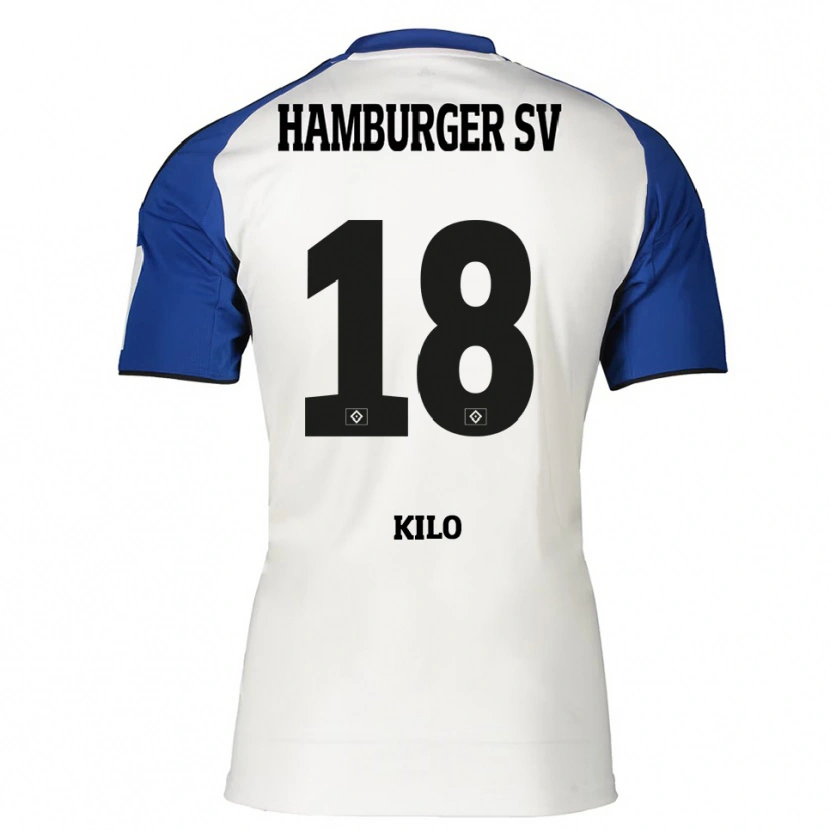 Danxen Men Jesse Kilo #18 White Blue Home Jersey 2025/26 T-Shirt