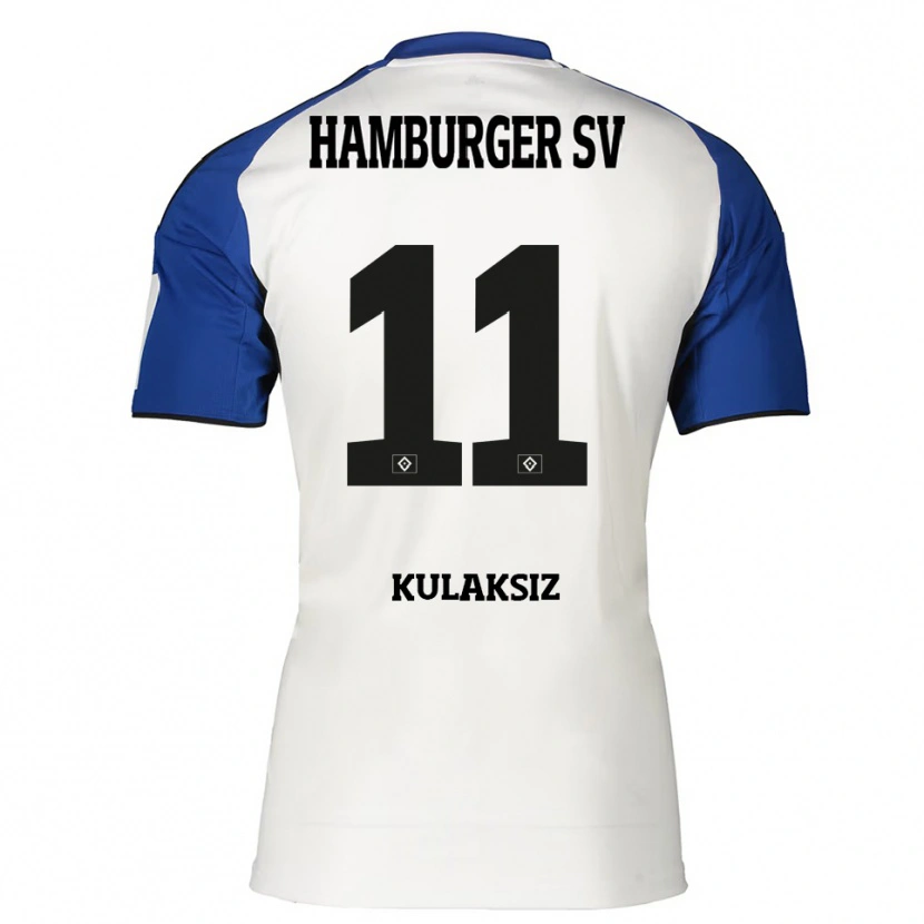 Danxen Men Onurhan Kulaksız #11 White Blue Home Jersey 2025/26 T-Shirt