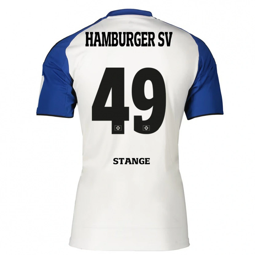 Danxen Men Otto Stange #49 White Blue Home Jersey 2025/26 T-Shirt