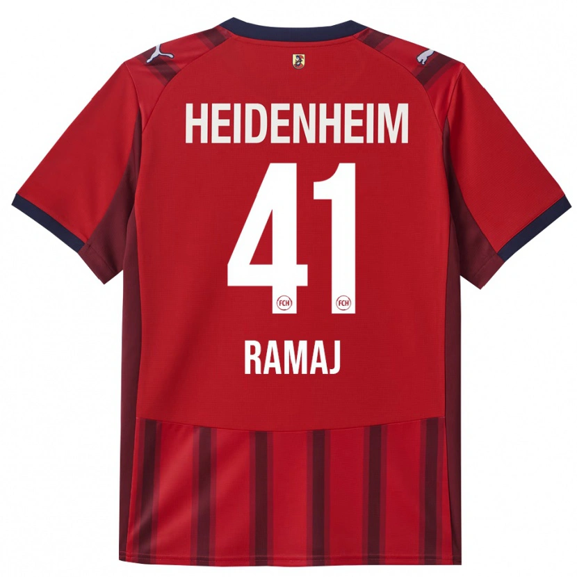 Danxen Men Diant Ramaj #41 Red Navy Home Jersey 2025/26 T-Shirt