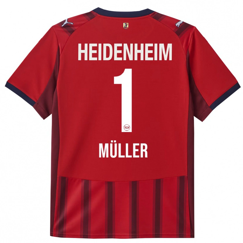 Danxen Men Kevin Müller #1 Red Navy Home Jersey 2025/26 T-Shirt