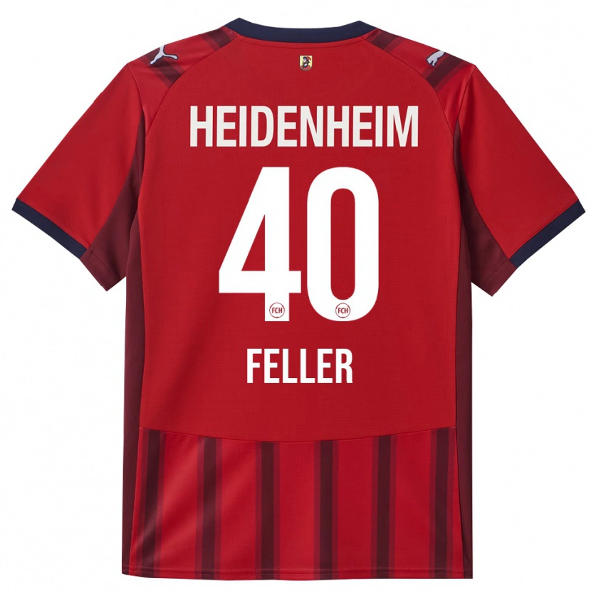 Danxen Men Frank Feller #40 Red Navy Home Jersey 2025/26 T-Shirt