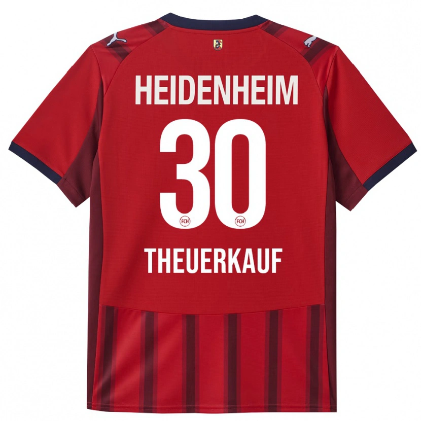 Danxen Men Norman Theuerkauf #30 Red Navy Home Jersey 2025/26 T-Shirt