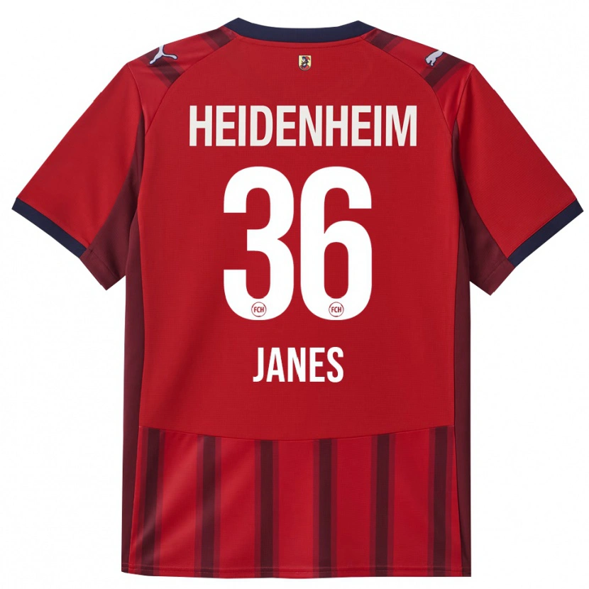 Danxen Men Luka Janes #36 Red Navy Home Jersey 2025/26 T-Shirt