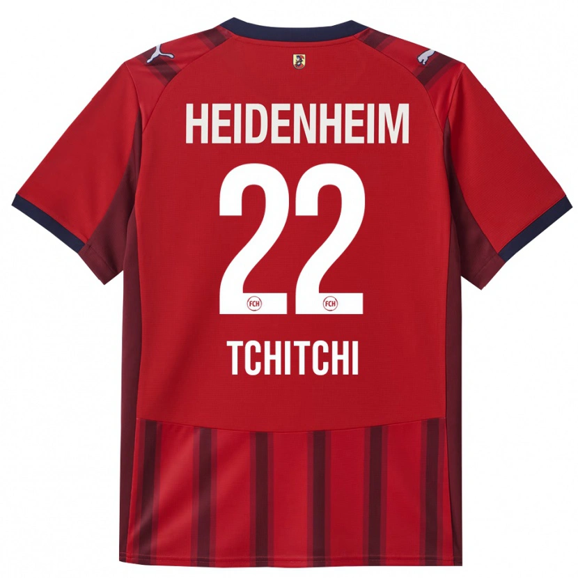 Danxen Men Dahrel Tchitchi #22 Red Navy Home Jersey 2025/26 T-Shirt
