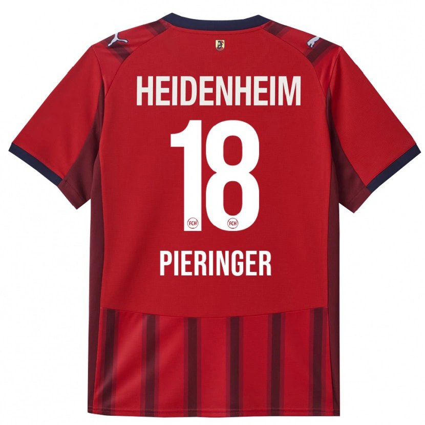 Danxen Men Marvin Pieringer #18 Red Navy Home Jersey 2025/26 T-Shirt