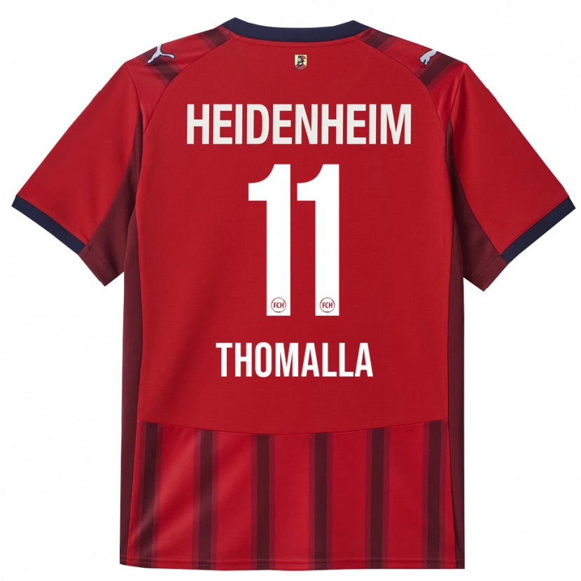 Danxen Men Denis Thomalla #11 Red Navy Home Jersey 2025/26 T-Shirt