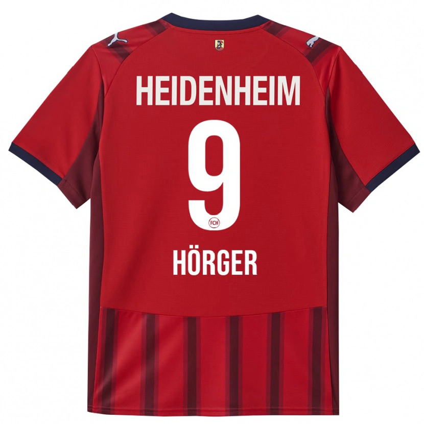 Danxen Men Verena Hörger #9 Red Navy Home Jersey 2025/26 T-Shirt