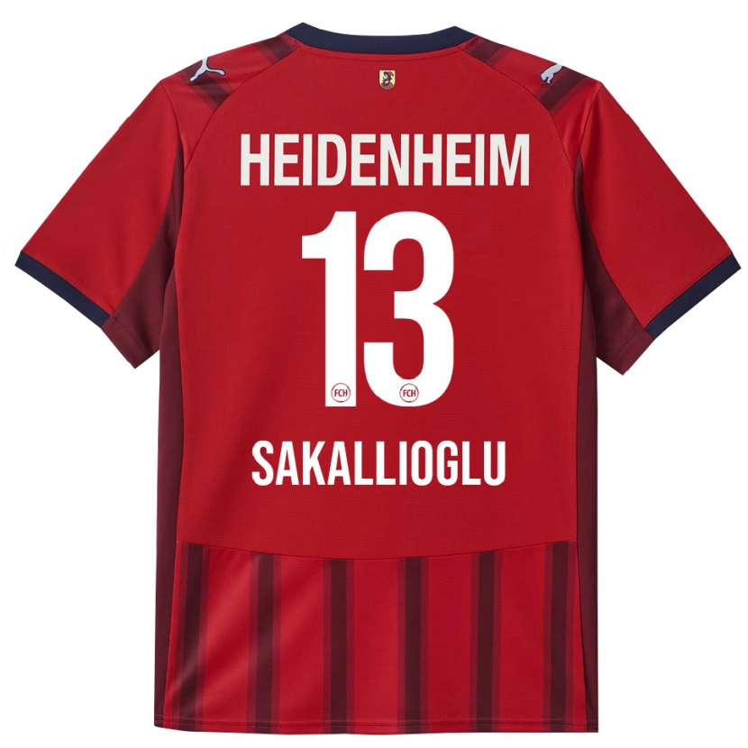 Danxen Men Nisa Sakallioglu #13 Red Navy Home Jersey 2025/26 T-Shirt