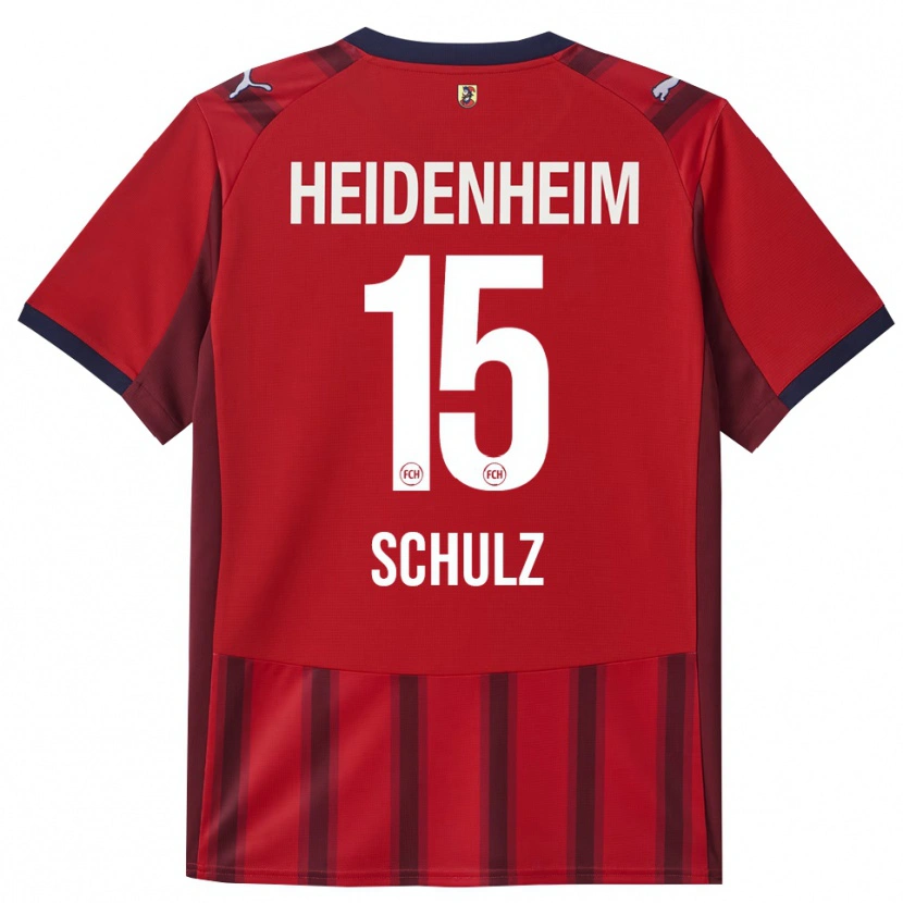 Danxen Men Dana Schulz #15 Red Navy Home Jersey 2025/26 T-Shirt