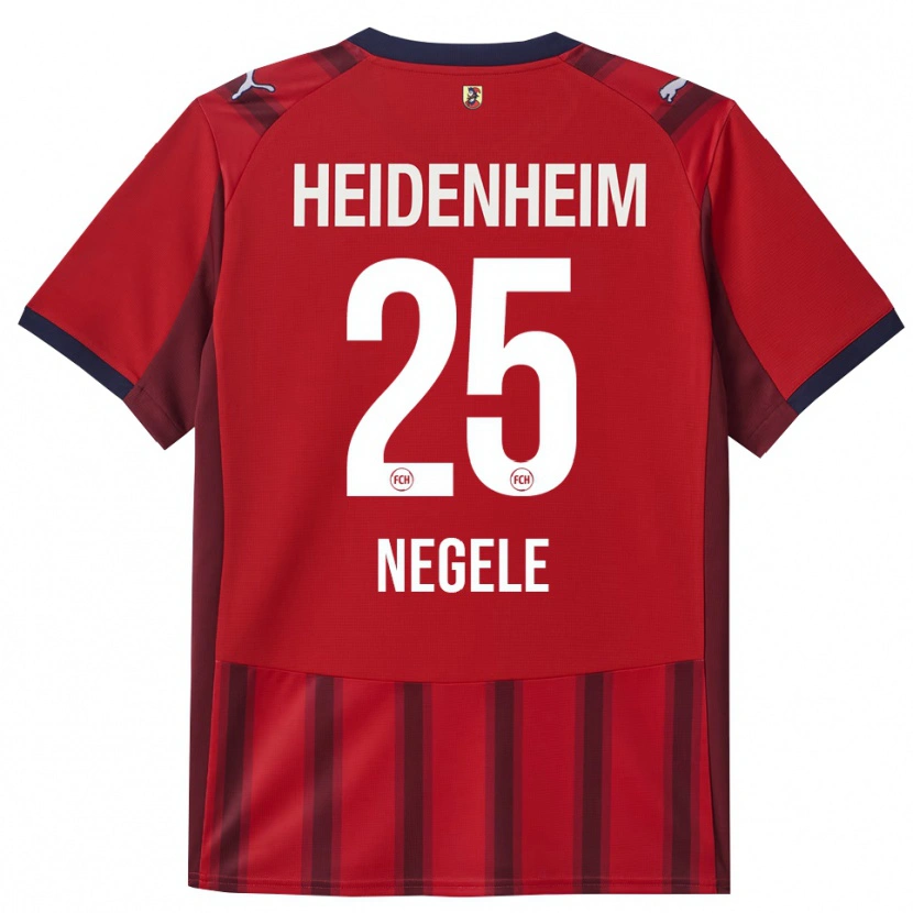 Danxen Men Christopher Negele #25 Red Navy Home Jersey 2025/26 T-Shirt