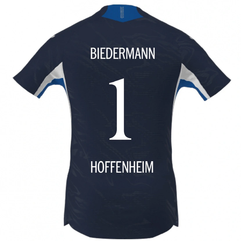 Danxen Men Nico Biedermann #1 Navy White Home Jersey 2025/26 T-Shirt