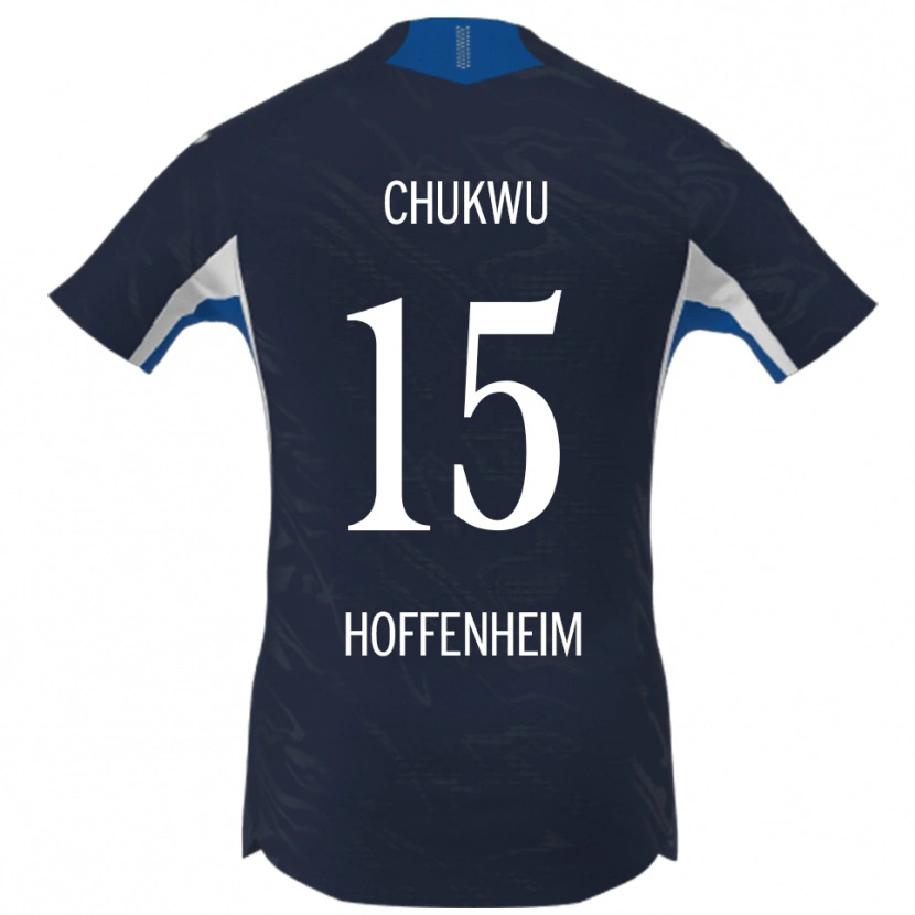 Danxen Men Emmanuel Chukwu #15 Navy White Home Jersey 2025/26 T-Shirt