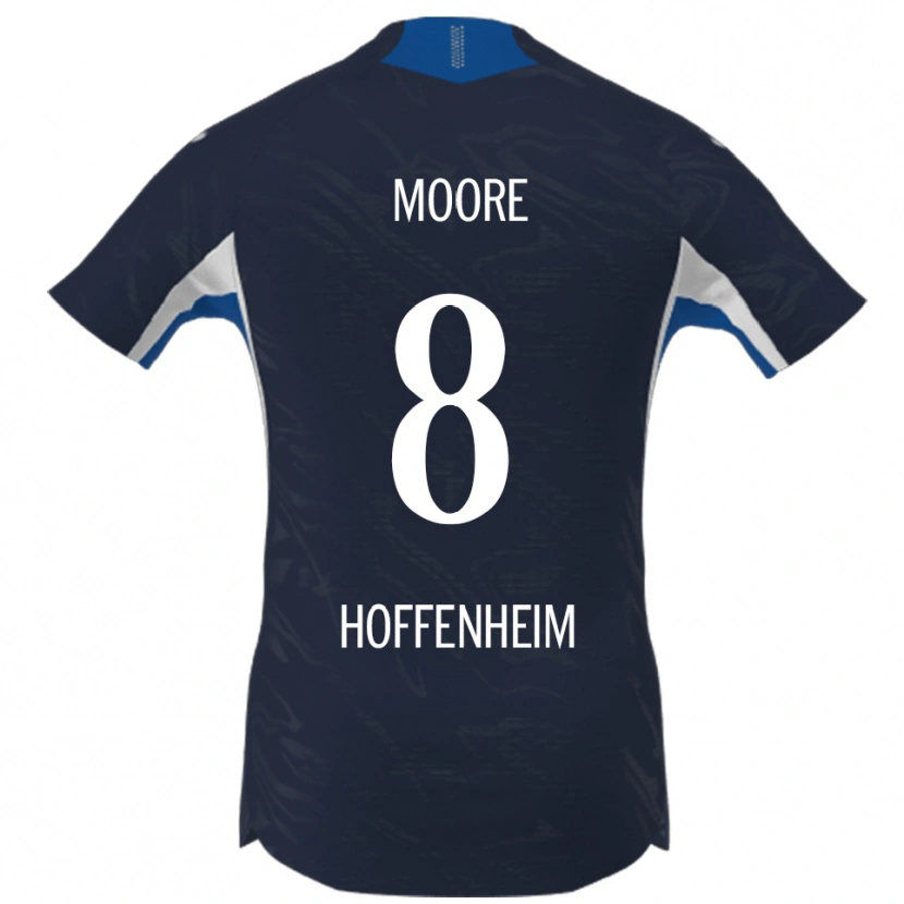 Danxen Men Matthew Moore #8 Navy White Home Jersey 2025/26 T-Shirt