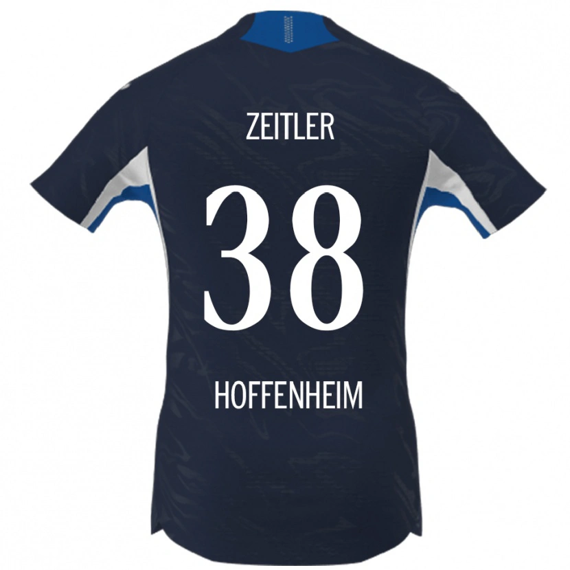 Danxen Men Deniz Zeitler #38 Navy White Home Jersey 2025/26 T-Shirt