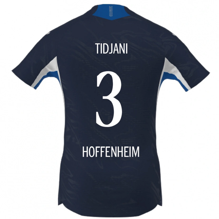 Danxen Men Nouh Tidjani #3 Navy White Home Jersey 2025/26 T-Shirt