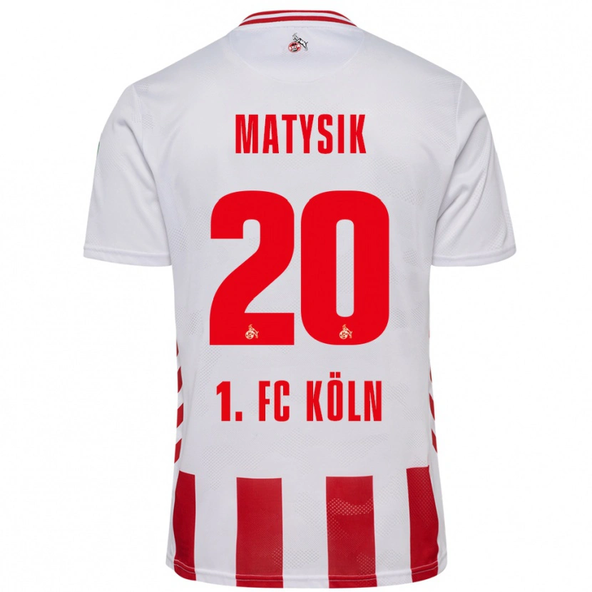 Danxen Men Sylwia Matysik #20 White Red Home Jersey 2025/26 T-Shirt