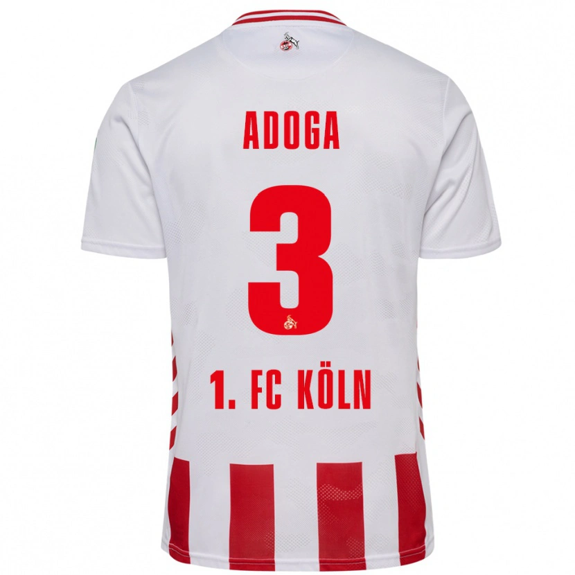 Danxen Men Brian Adoga #3 White Red Home Jersey 2025/26 T-Shirt