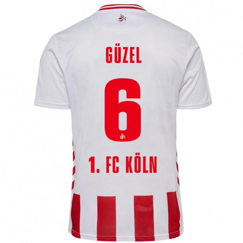 Danxen Men Arian Güzel #6 White Red Home Jersey 2025/26 T-Shirt
