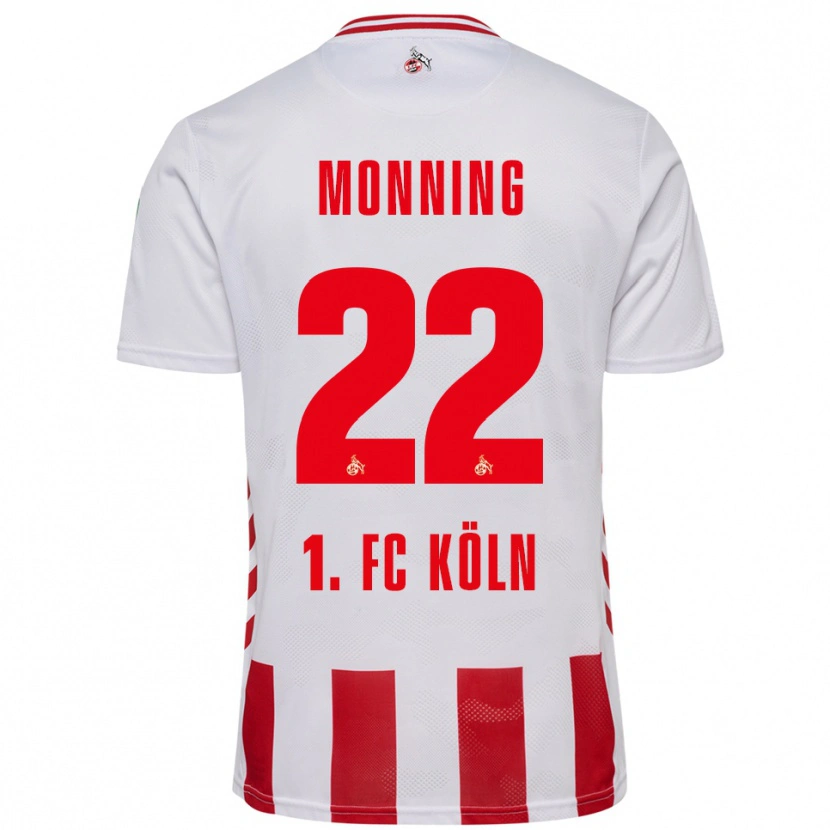 Danxen Men Marlon Monning #22 White Red Home Jersey 2025/26 T-Shirt