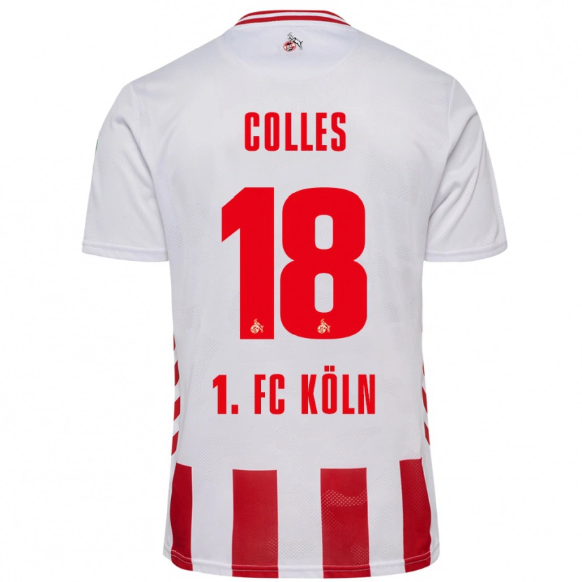 Danxen Men Jan Colles #18 White Red Home Jersey 2025/26 T-Shirt