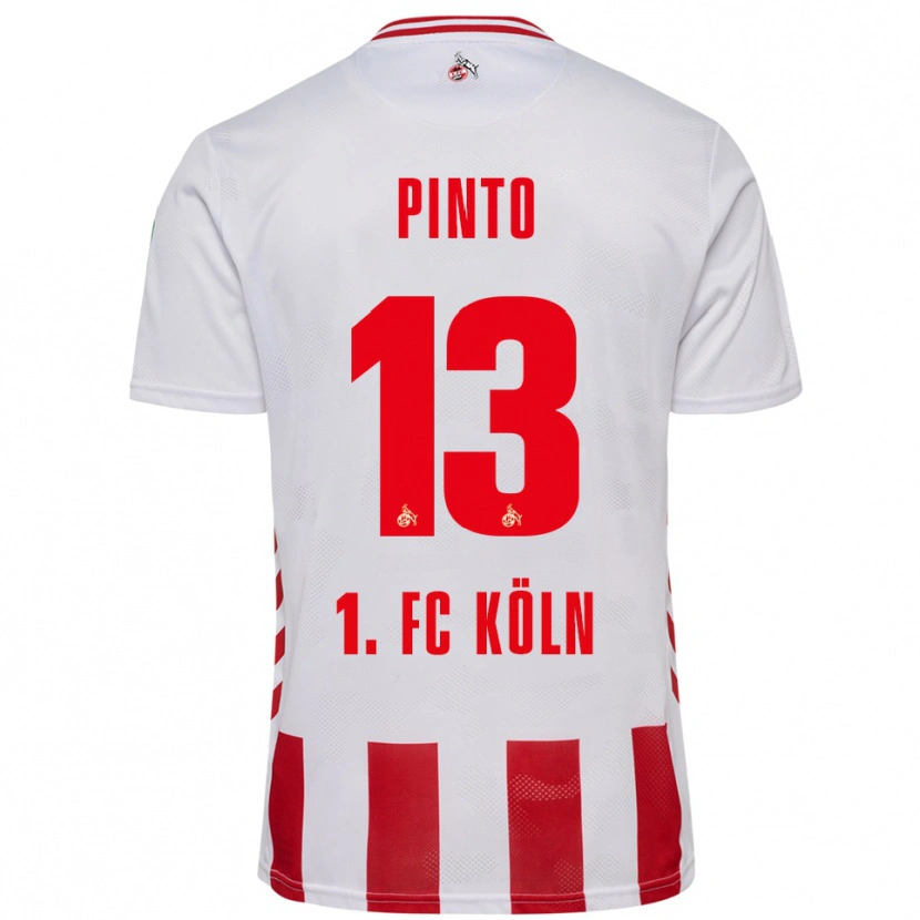 Danxen Men João Pinto #13 White Red Home Jersey 2025/26 T-Shirt