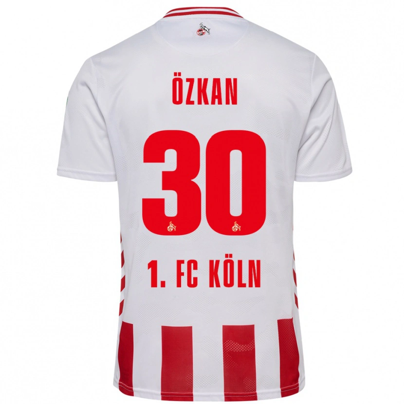 Danxen Men Mikail Özkan #30 White Red Home Jersey 2025/26 T-Shirt