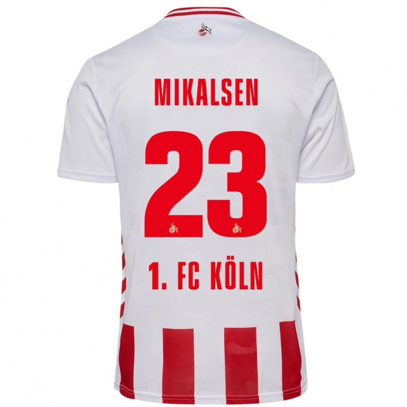 Danxen Men Aurora Mikalsen #23 White Red Home Jersey 2025/26 T-Shirt