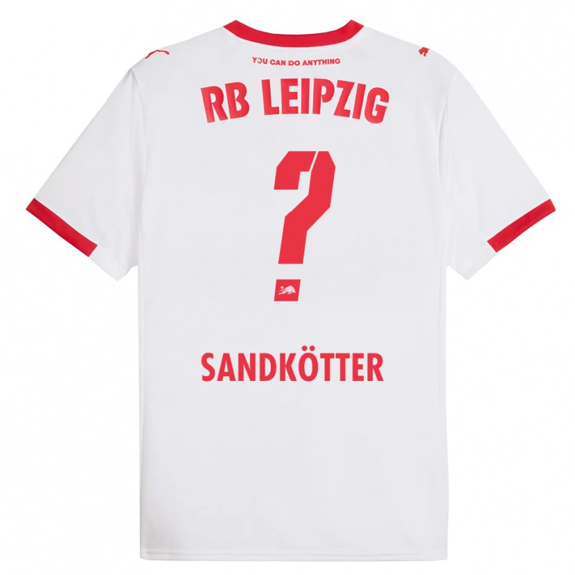 Danxen Men Constantin Sandkötter #0 White Red Home Jersey 2025/26 T-Shirt