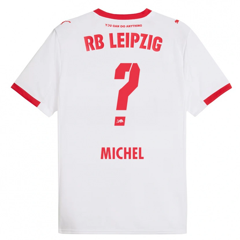 Danxen Men Luis Michel #0 White Red Home Jersey 2025/26 T-Shirt