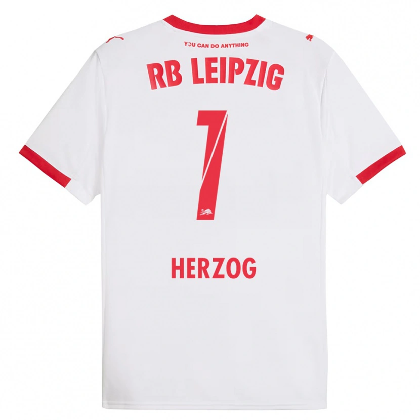 Danxen Men Elvira Herzog #1 White Red Home Jersey 2025/26 T-Shirt