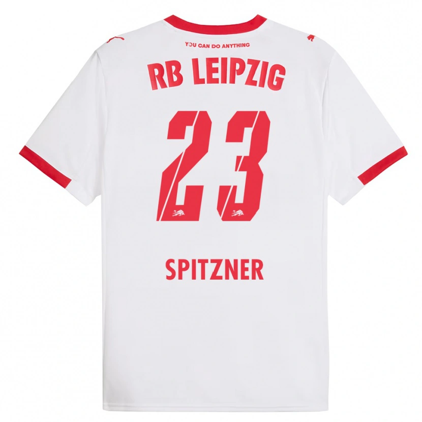 Danxen Men Kyra Spitzner #23 White Red Home Jersey 2025/26 T-Shirt