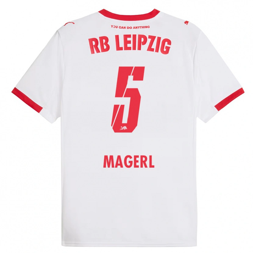 Danxen Men Julia Magerl #5 White Red Home Jersey 2025/26 T-Shirt