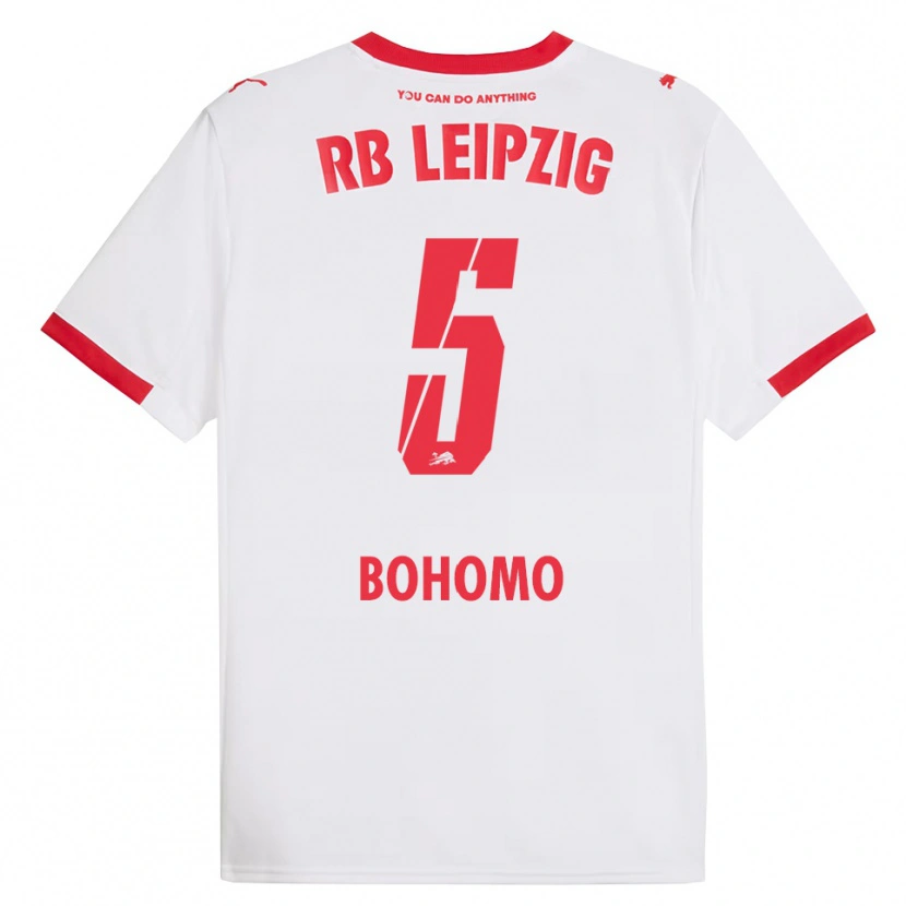 Danxen Men Allan Bohomo #5 White Red Home Jersey 2025/26 T-Shirt