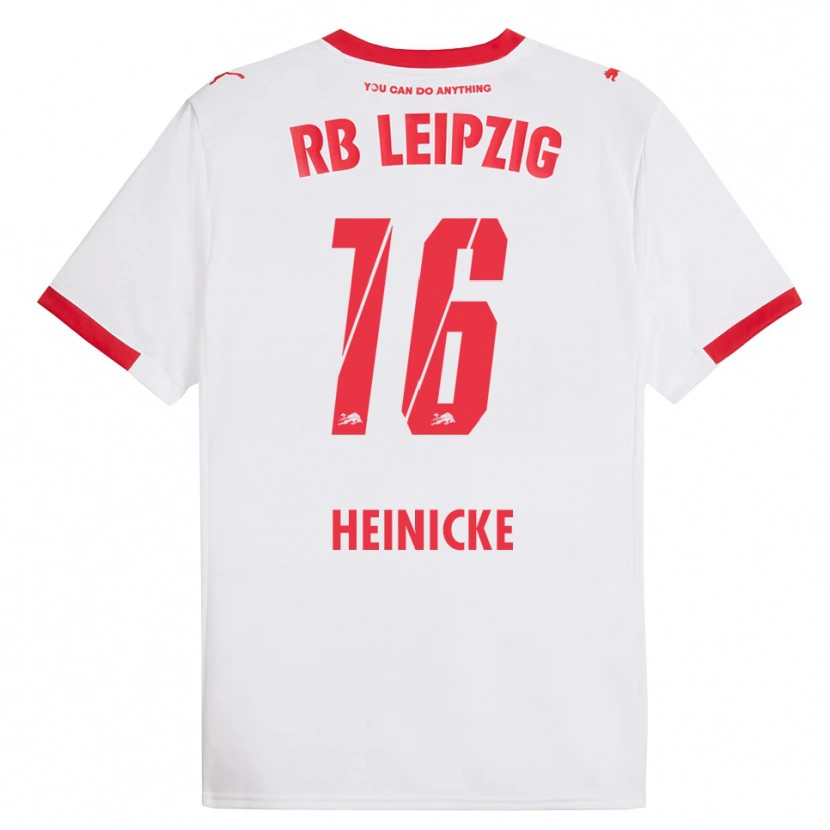 Danxen Men Niklas Heinicke #16 White Red Home Jersey 2025/26 T-Shirt