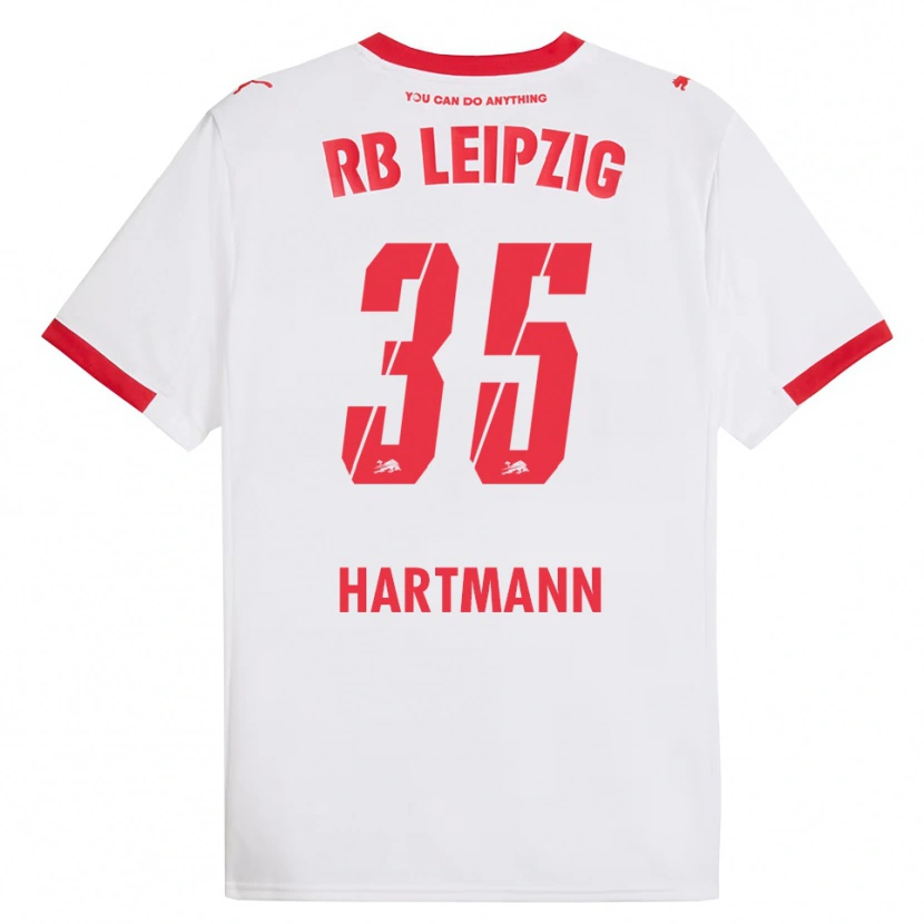 Danxen Men Fabrice Hartmann #35 White Red Home Jersey 2025/26 T-Shirt