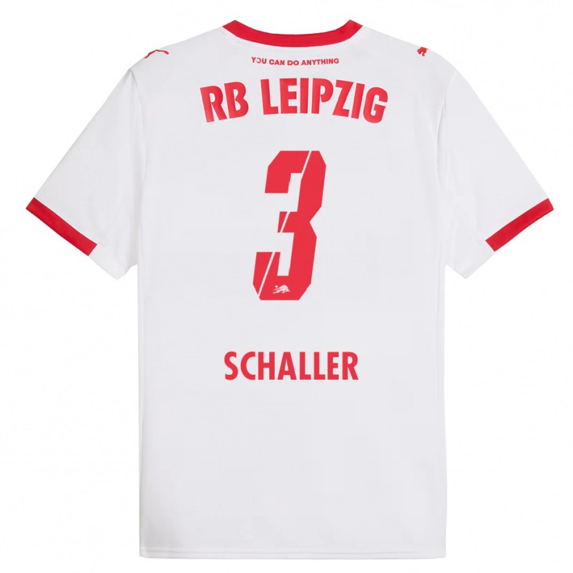 Danxen Men Josefine Schaller #3 White Red Home Jersey 2025/26 T-Shirt