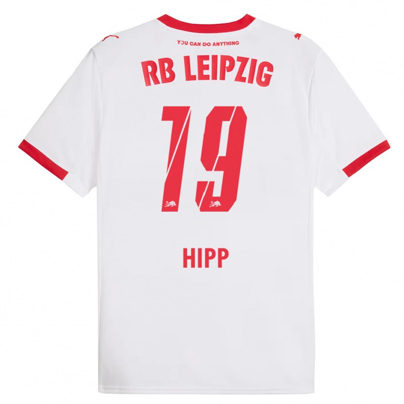 Danxen Men Jenny Hipp #19 White Red Home Jersey 2025/26 T-Shirt